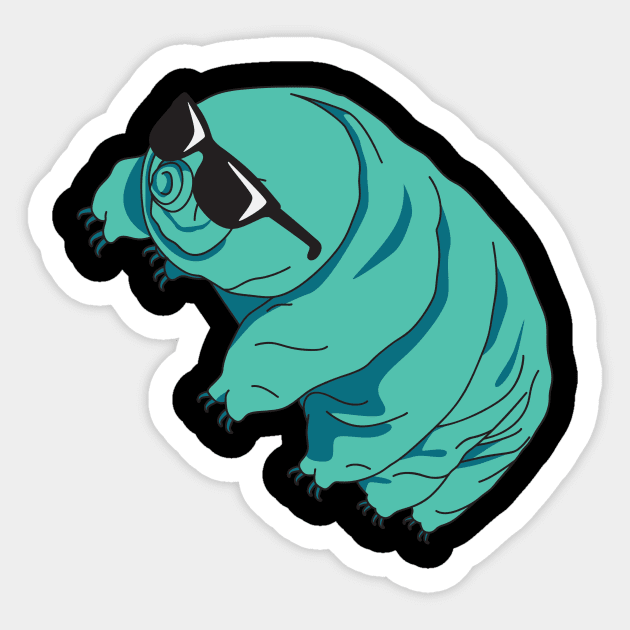 Water Bear Tardigrade Illustration Sticker by Giggias